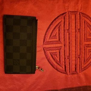 Louis Vuitton Coin Card Holder Monogram Eclipse Ta